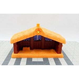 Fisher Price Little People Christmas Nativity Manger Creche J2404 Music Light
